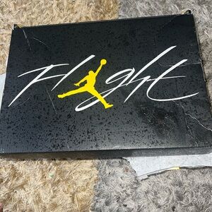 Black and Yellow Flight Shoe Box